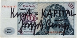 Joseph BEUYS (1921-1986)Art=CAPITAL10 Deutschemark banknote from 19802 3/5 × 5 1/10 in (6.5 × 13 cm)Edition of 15