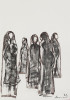Amira BEHBEHANI (b. 1964)Charcoal & ink penImage size:  29.7 x 20.9 cmFramed:  50 x 40 cmSigned and dated, bottom right
