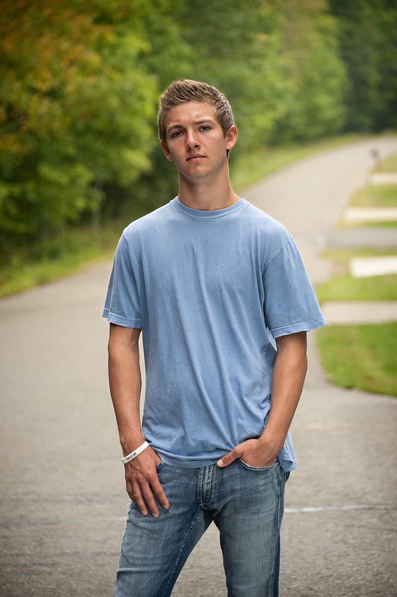 Zach Reidinger, 17, from Lake Forest, Calif., is outside of his lake front cottage in Suring, Wisconsin on Tuesday, August 31, 2010. Reidinger is about to become a high school senior and is excited for memories to come. 