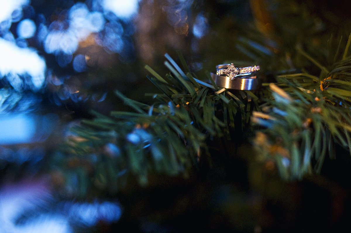 The christmas wedding ring