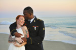 Patrick Boatner, 24, and Kelly Jeans, 20, from Bloomington, Minnesota became husband and wife on Saturday, September 19, 2015 in Dana Point, California at the Palisades Gazebo surrounded by their closest family and friends.  Following the ceremony the bride and groom enjoyed the sunset at Capistrano Beach followed by a family dinner.  Boatner is in the army and proposed to his bride at the airport.  The couple describe their relationship as full of fun, wrestling, watching Netflix, and love.