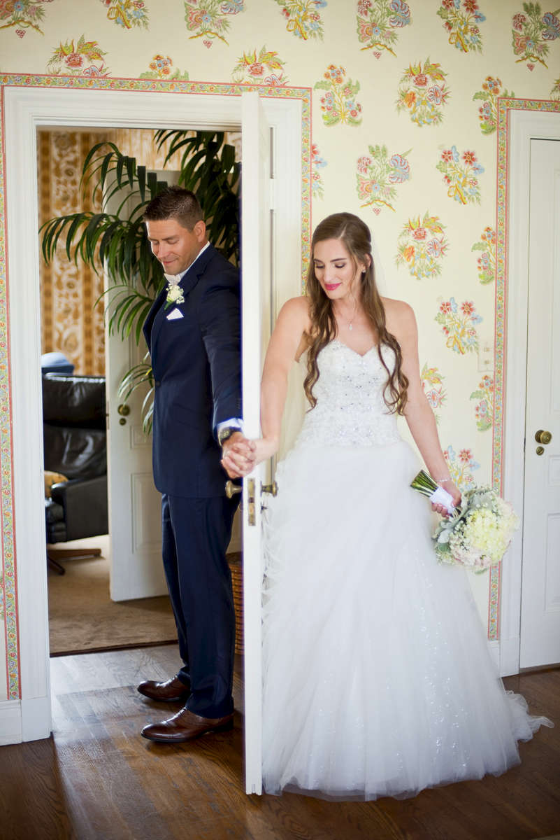 Justin Nebe, 33, marries his beautiful bride Danielle LeBeau, 25, at the intimate and historic Darlington House in La Jolla, Calif., on a warm summer day on Saturday, July 3, 2016.  The two met while ordering a hamburger in a restaurant LeBeau used to work at and have been inseparable since.  The newlyweds are looking forward to sharing their life together beginning on their honeymoon in Cancun, Mexico.  (Photo by: Meagan Reidinger © 2016)