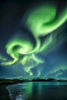Aurora lights in Iceland 