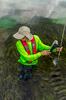 Biological GPS Monitoring on the Rainbow River, FloridaBiological monitoring of the Rainbow River, Florida, river bed for plant species growth patterns helps predict the future health of the river.