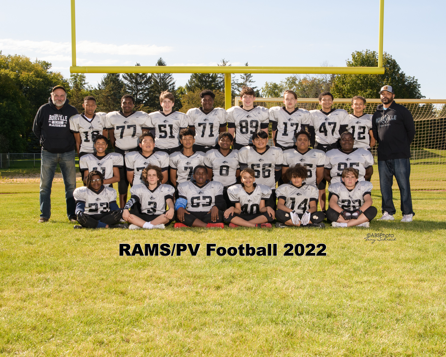 September 29, 2022; Roseville, Minnesota, USA; RAMS Football Portraits at RAMS;  (Photo credit: {photog}Anthony Brett Schreck)RAMS Football Portraits