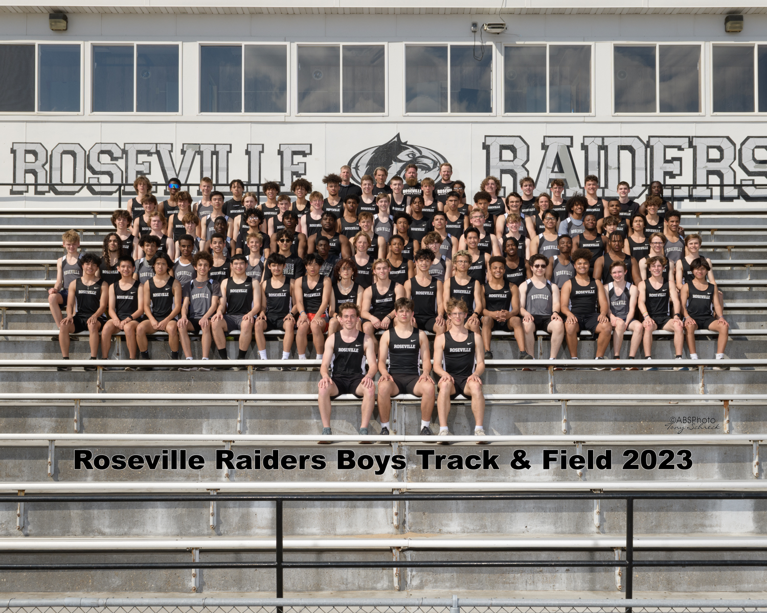 April 14, 2023; Roseville, Minnesota, USA; RAHS Boys Track and Field Portraits at RAHS;  (Photo credit: Anthony Brett SchreckAnthony Brett Schreck)RAHS Boys Track and Field Portraits