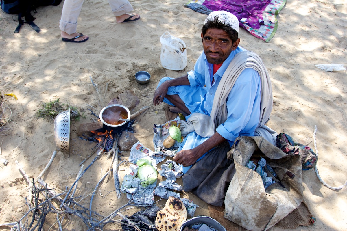 Lunch in the Thar Desert, India