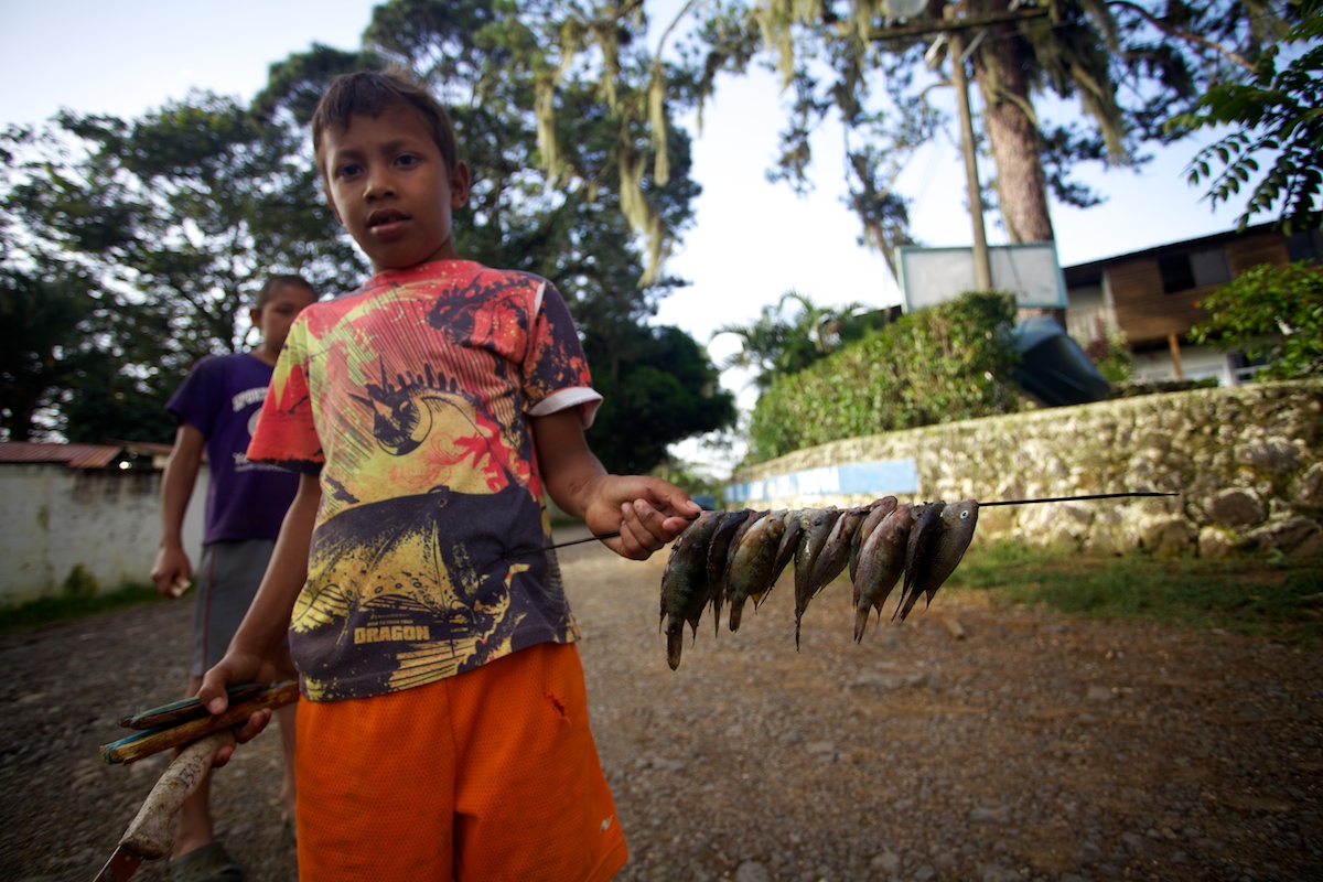 Young fisherman - Lake Yojoa, Honduras