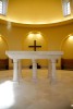 Byzantine Artworks designed, fabricated, and installed this new marble Altar Table.