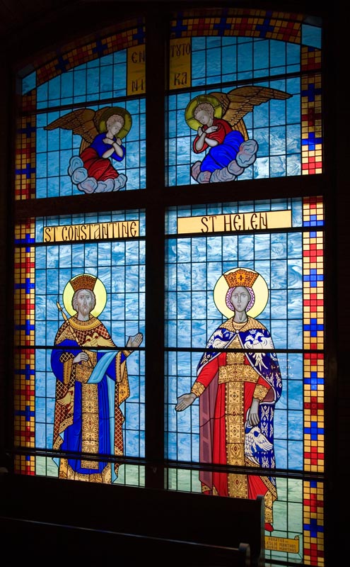 Ss. Constantine and Helen (Stained Glass)