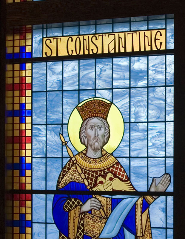 St. Constantine (Stained Glass)