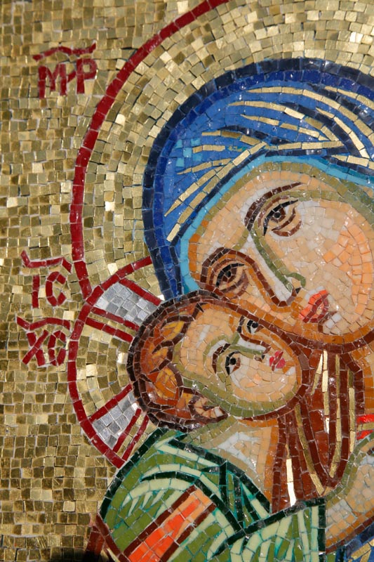 Detail: The Theotokos and Christ