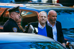 NEW YORK, NY - MAY 25: Harvey Weinstein arrives to face rape charges at the 1st Precinct on May 25, 2018 in New York City. (Photo by Kevin Hagen/Getty Images)