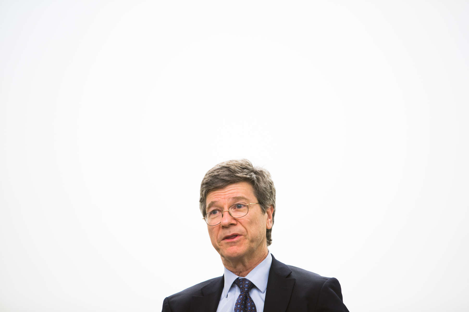 Professor, Economist and Director, Earth Institute at Columbia University, Jeffrey Sachs, speaks at a Paul and Daisy Soros Fellowship for New American's event. 