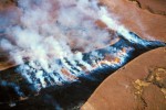 Photograph entitled Flint Hills prairie burn