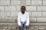 01-25-10  Port Au Prince, Haiti - Deskl: FOR - Slug: - ORPHANS  -  Losais Loruain, 11. - Ozier Muhammad/The New York Times