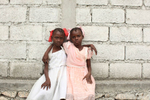 01-25-10  Port Au Prince, Haiti - Deskl: FOR - Slug: - ORPHANS  -  The Morin sisters: Lovely, eight, and Mariefleur, seven. . - Ozier Muhammad/The New York Times