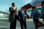 Walter and Albertina Sisulu visits Transkei just weeks after his release from Robben Island.