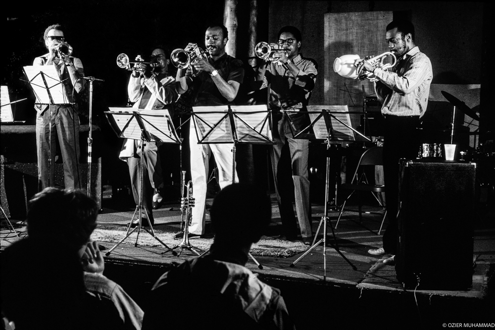 Hell's Kitchen, NY -  Circa 1982 -  Bb brass greats, Malachi Thompson, Lester Bowie, Stanton Davis, Wynton Marsalis and Olu Dara, performing at a space in Hell's Kitchen. 