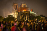 The fire of Notre-Dame cathedral, April 2019