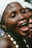 One of the wives of the big chief fetisher Sossa Guedehoungue in February 1998