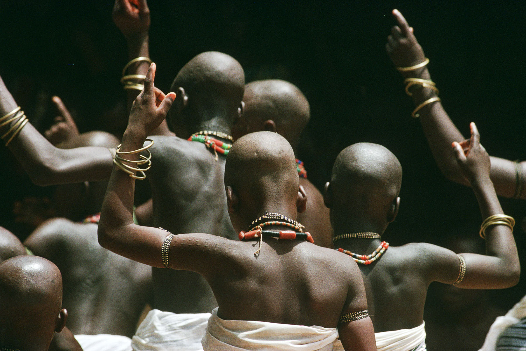 Ceremony ending initiation to the god Loko in March 1998