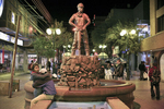 The statue of a miner in Calama main street in September 2007