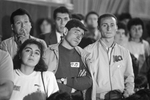 Augusto Pinochet opponents at NO rally during plebiscite Yes/No vote campaign in September 1988