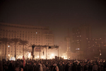 Anti-President Mubarak's demonstrators on Tahrir Square on Saturday February 5 2011
