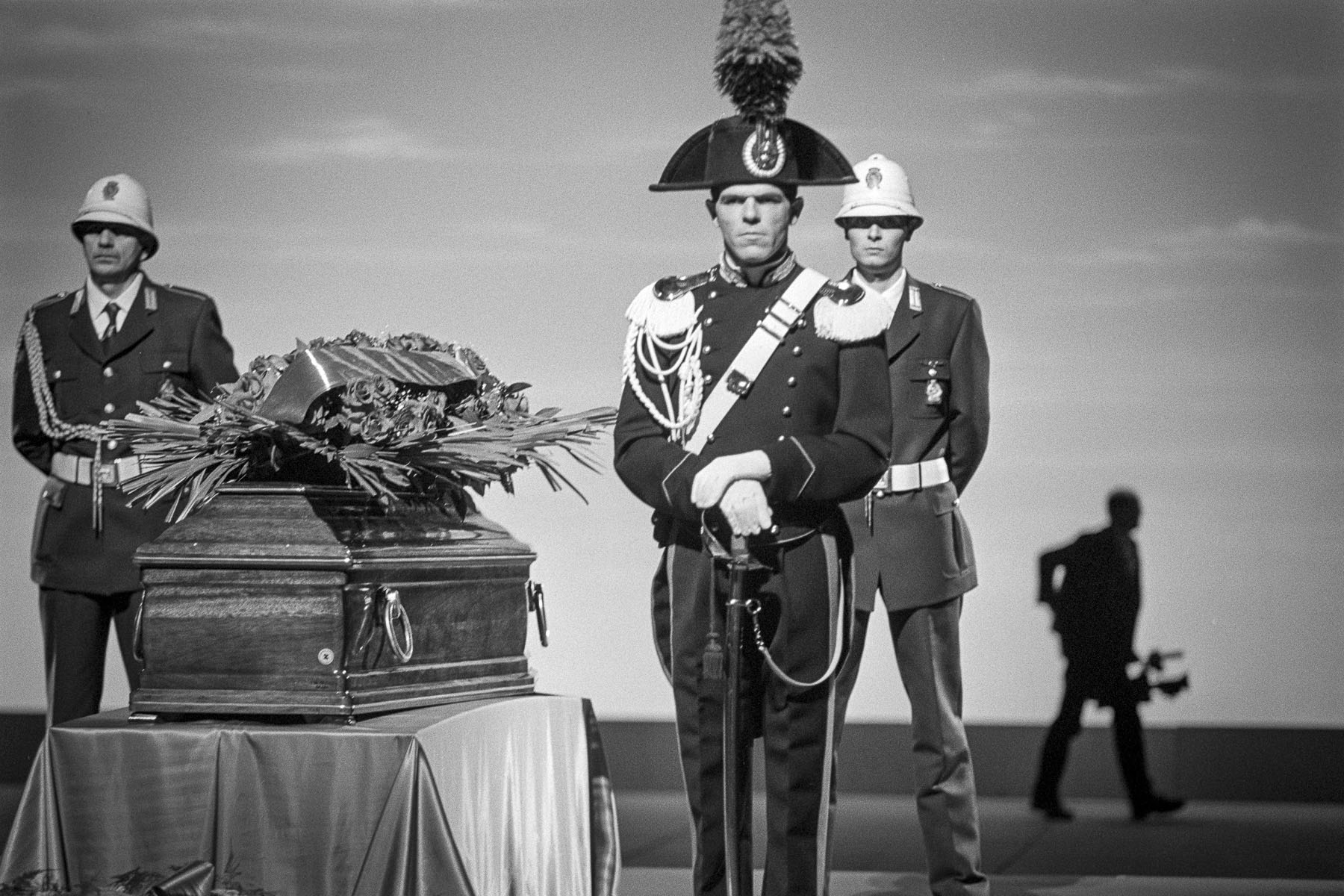 Federico Fellini's funeral, november 1993