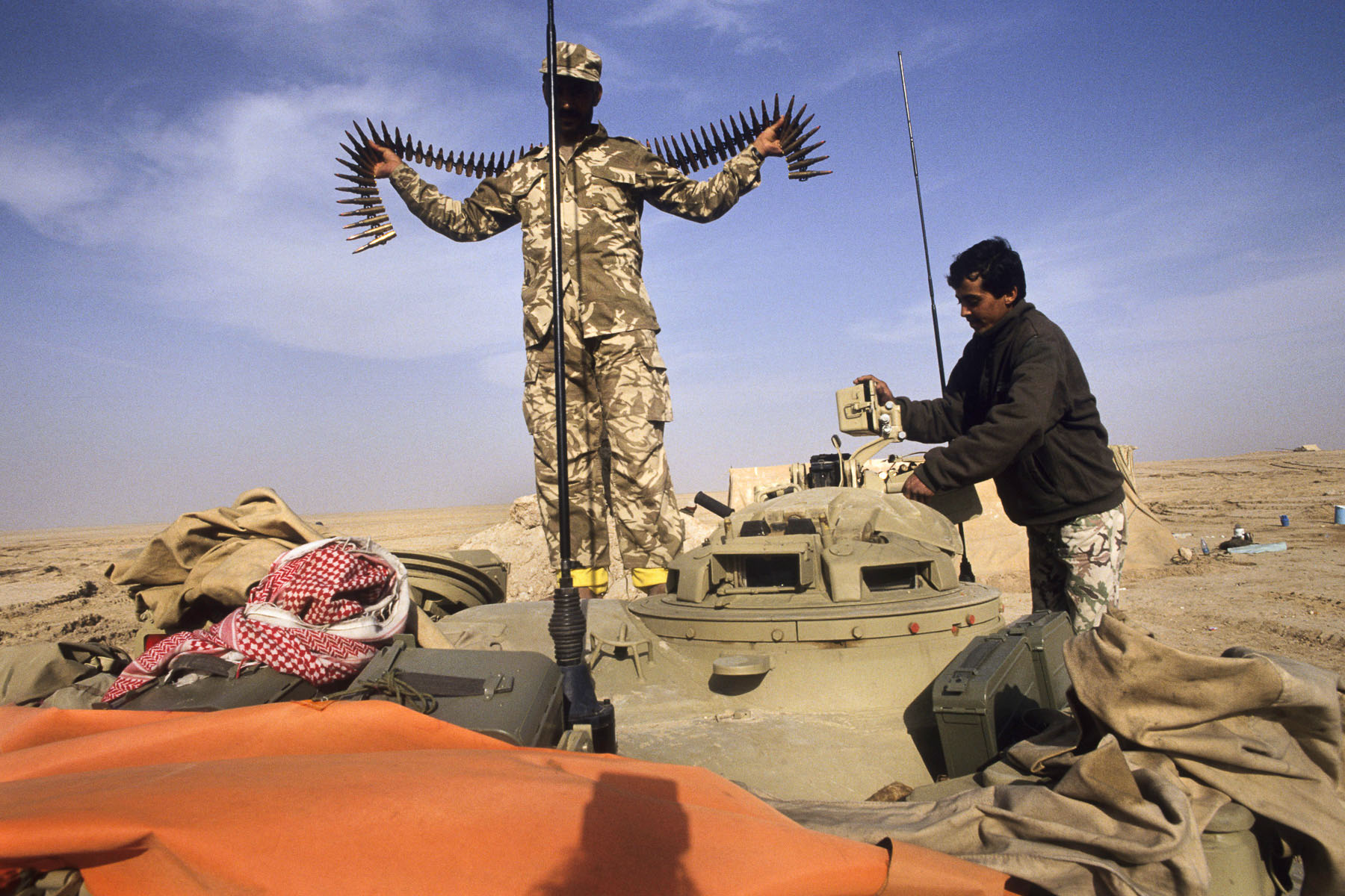 Kuwaiti troops in January 1991