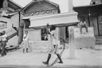 Coffin delivery man in Port-au-Prince in August 1986