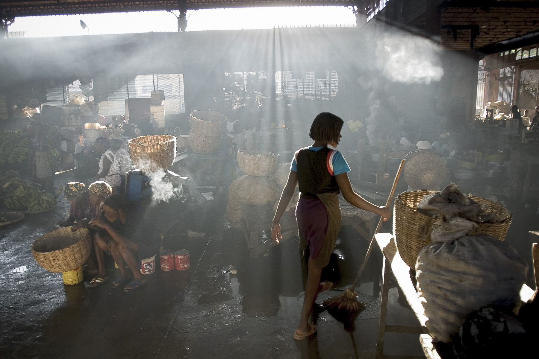 Cap-Haitien market in October 2003