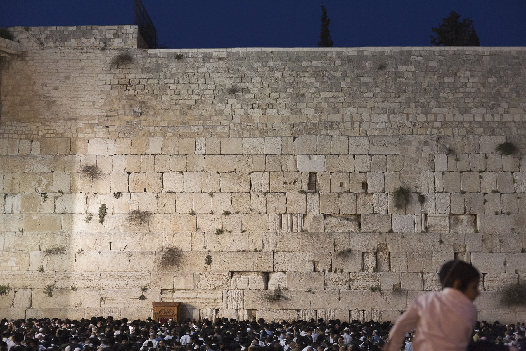 The Western Wall in April 2009