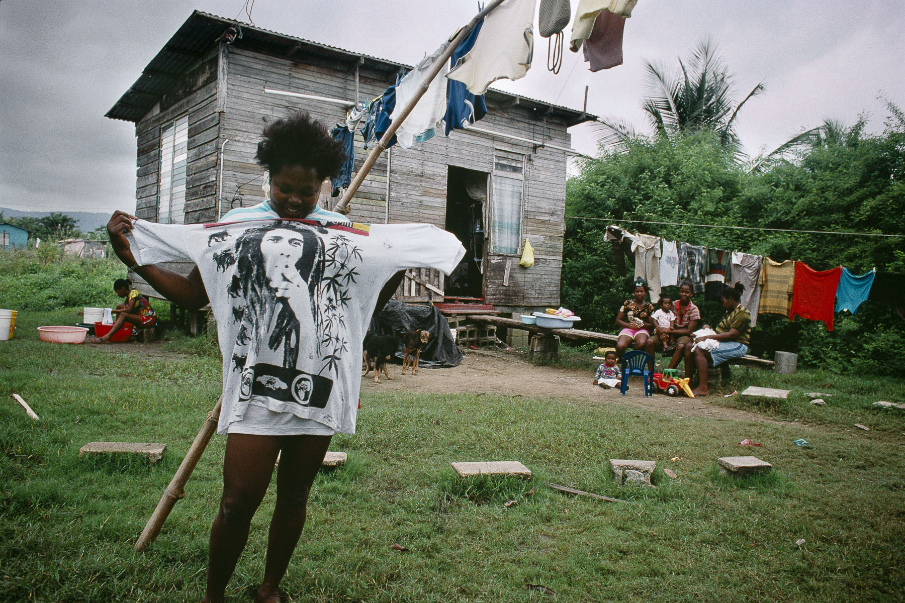 Rasta community in Port Antonio in January 2001
