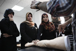 Course of surgery for voluntary Libyan women in April 2011