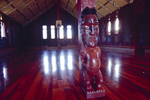 A marae, Maori traditional meeting place in May 2000