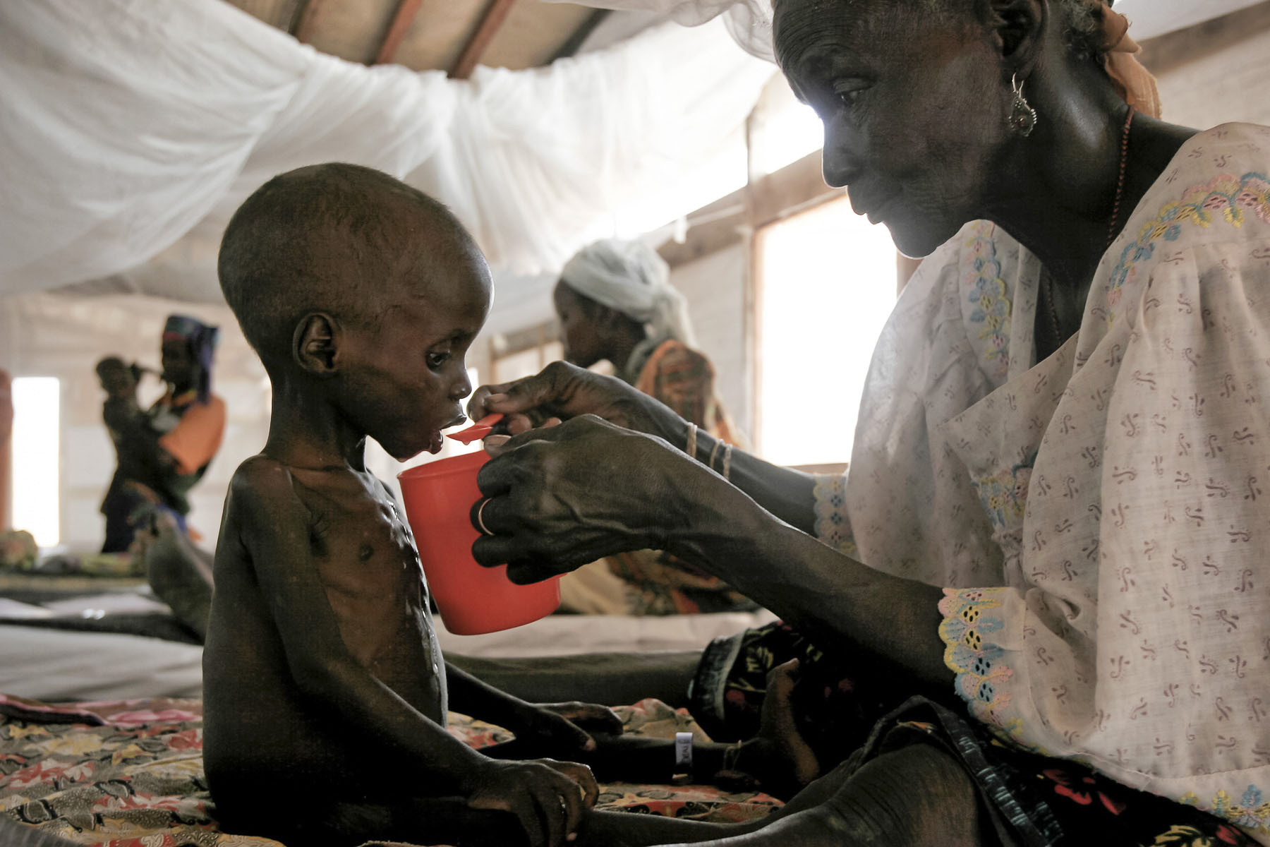 MSF (Doctors Without Borders) malnutrition center in September 2005