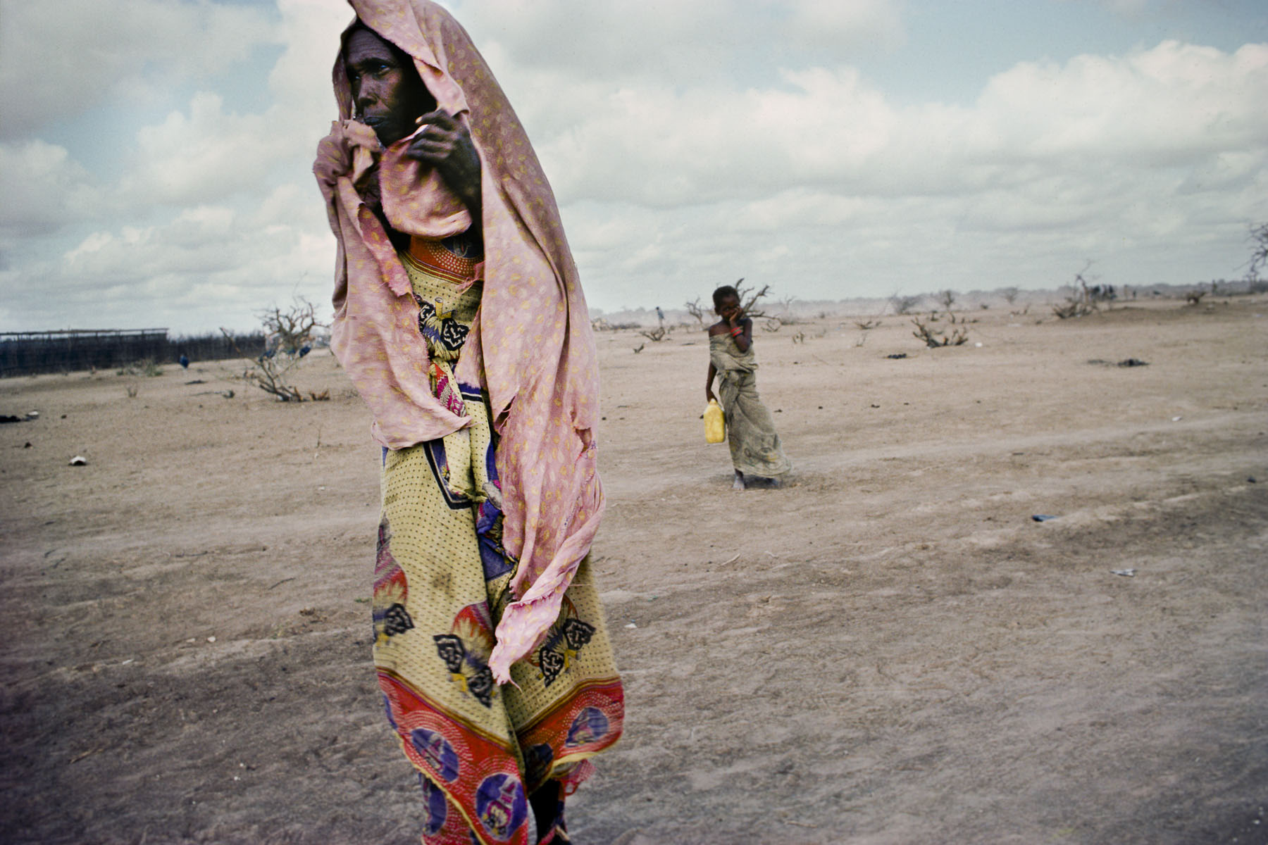 Somali refugee camp in July 1992