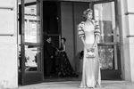 Nancy Kukacka stands outside the opera house before entering the San Francisco Opera Ball in San Francisco, Calif., on Friday, September 9, 2011. This photograph is of a candid moment and was not directed in any way. 