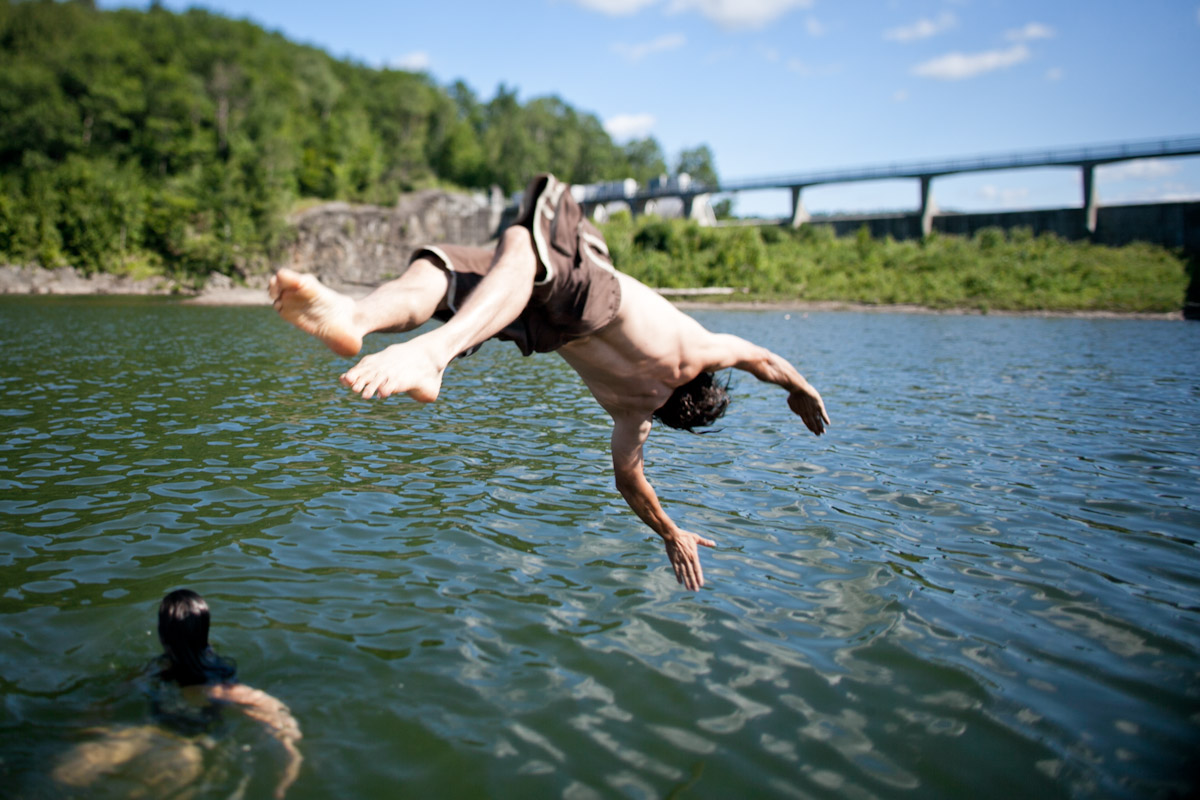 Vermont summer, Waterbury Reservoir.