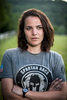 Neely Fortune stands for a portrait after the Agoge 60 Spartan race on Sunday, June 19, 2016, at Riverside Farm in Pittsfield, Vermont.