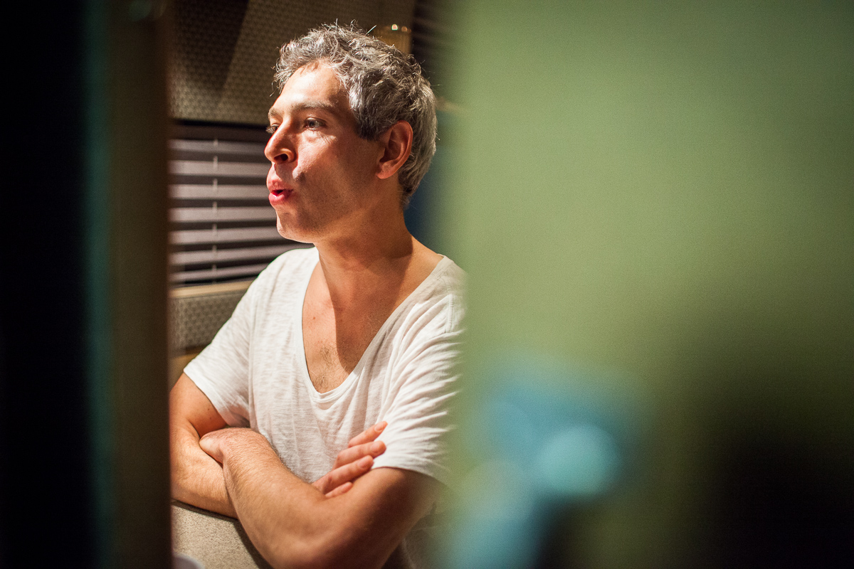 Matisyahu whistles before his performance at Higher Ground in Burlington on December 16, 2014. By Vermont Photographer Monica Donovan for Billboard Magazine
