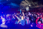 Audience members cheer for Matisyahu at Higher Ground in Burlington on December 16, 2014. By Vermont Photographer Monica Donovan for Billboard Magazine
