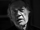 Actor David Carradine responds to a question during an interview at his home.