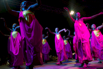 Dancers perform at the musical and cultural event at the Inyanza Twataramye Cultural and Sports Festival. The festival is a two-day event celebrating Rwandan culture and heritage.
