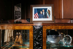 A framed photograph of Oakland Mayor Libby Schaaf and President Obama sits framed in her office on Wednesday, June 28, 2017 in City Hall.