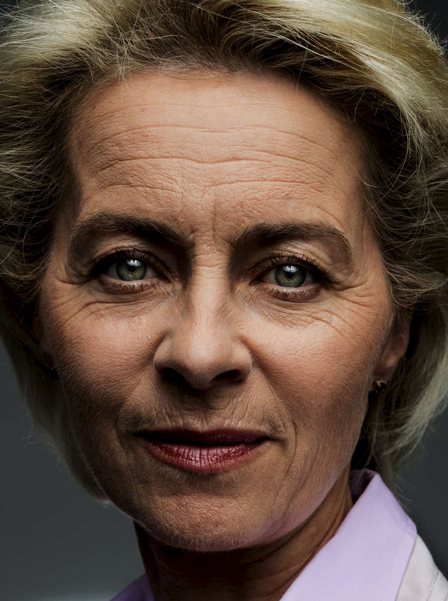 June 07, 2016 - Germany, Berlin: German Defense Minister Ursula von der Leyen (CDU party) prior to talks with journalists. In 2015 the NY Times wrote on von der Leyen:' Germany’s Defense Minister Ursula von der Leyen is the mother of all multi-taskers....She’s managed raising seven children along her high-octane career as a doctor, defense minister and the favorite to succeed Angela Merkel as chancellor.' (Hermann Bredehorst/Polaris)
