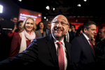 March 19, 2017 - Berlin, Germany:  Former European parliament president and candidate for Chancellor of Germany's social democratic (SPD) party Martin Schulz arrives at  the  special Federal Party Conference that at its end saw Schulz elected for new party leader by 100 % of the delegates votes.  Schulz, who announced his candidacy in January has since seen strong support in recent polls and will be officially nominated at the congress. Germany is scheduled to hold federal elections in September 2017.