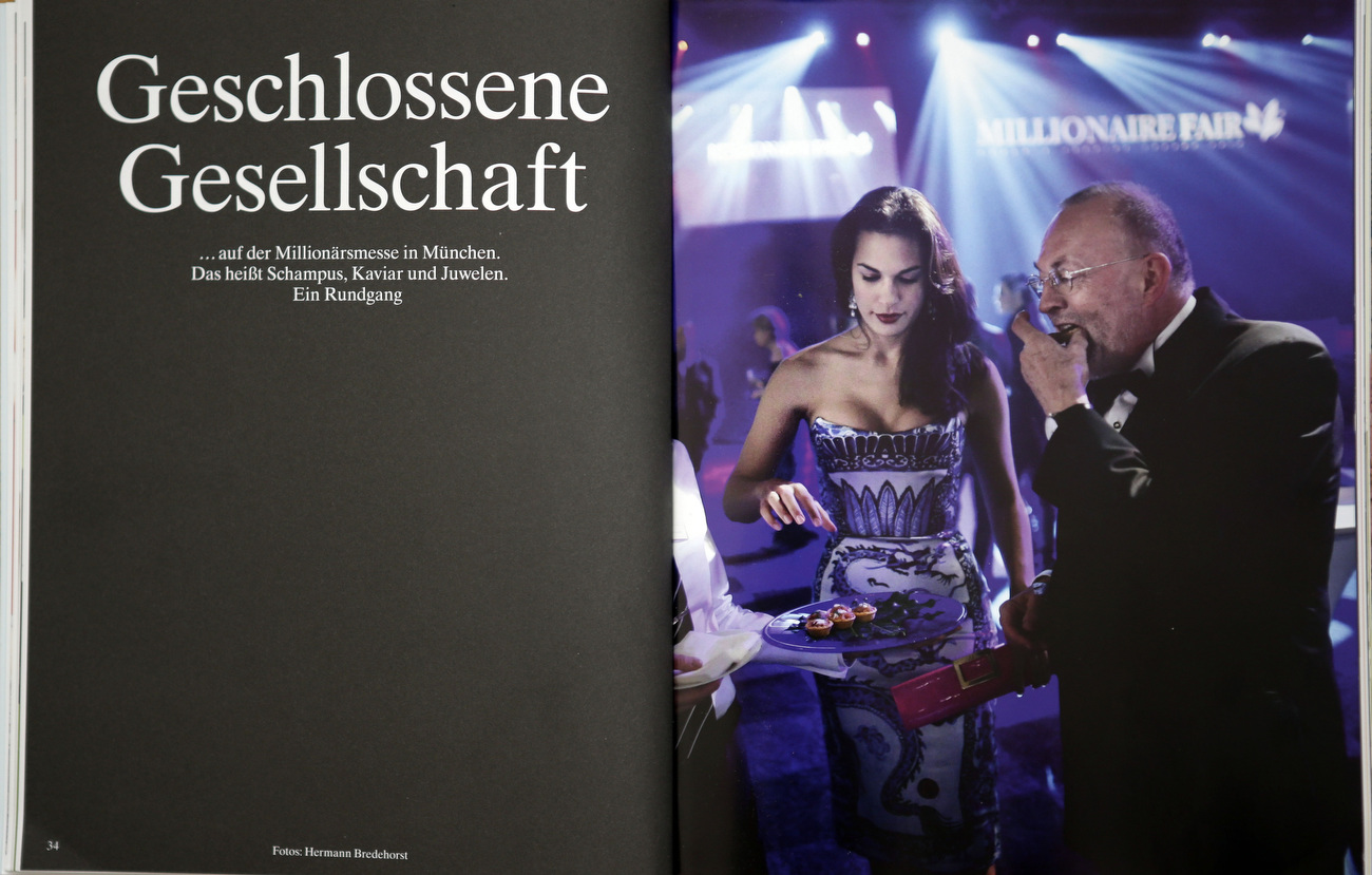 Der Wedding, No.5 2013, Germany, Money, pages 34 - 45, Millionaire Fair, Munich